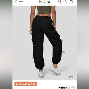 Dark gray Halara joggers